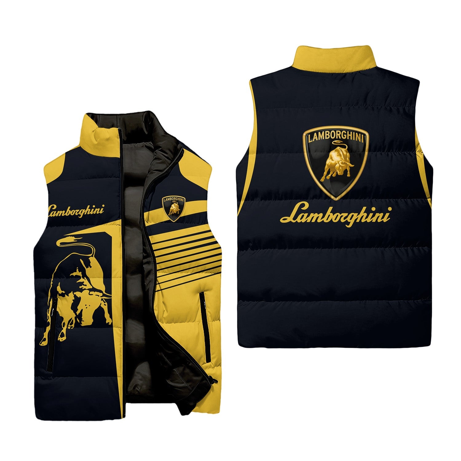 Lamborghini Sleeveless Puffer Jacket USPL693