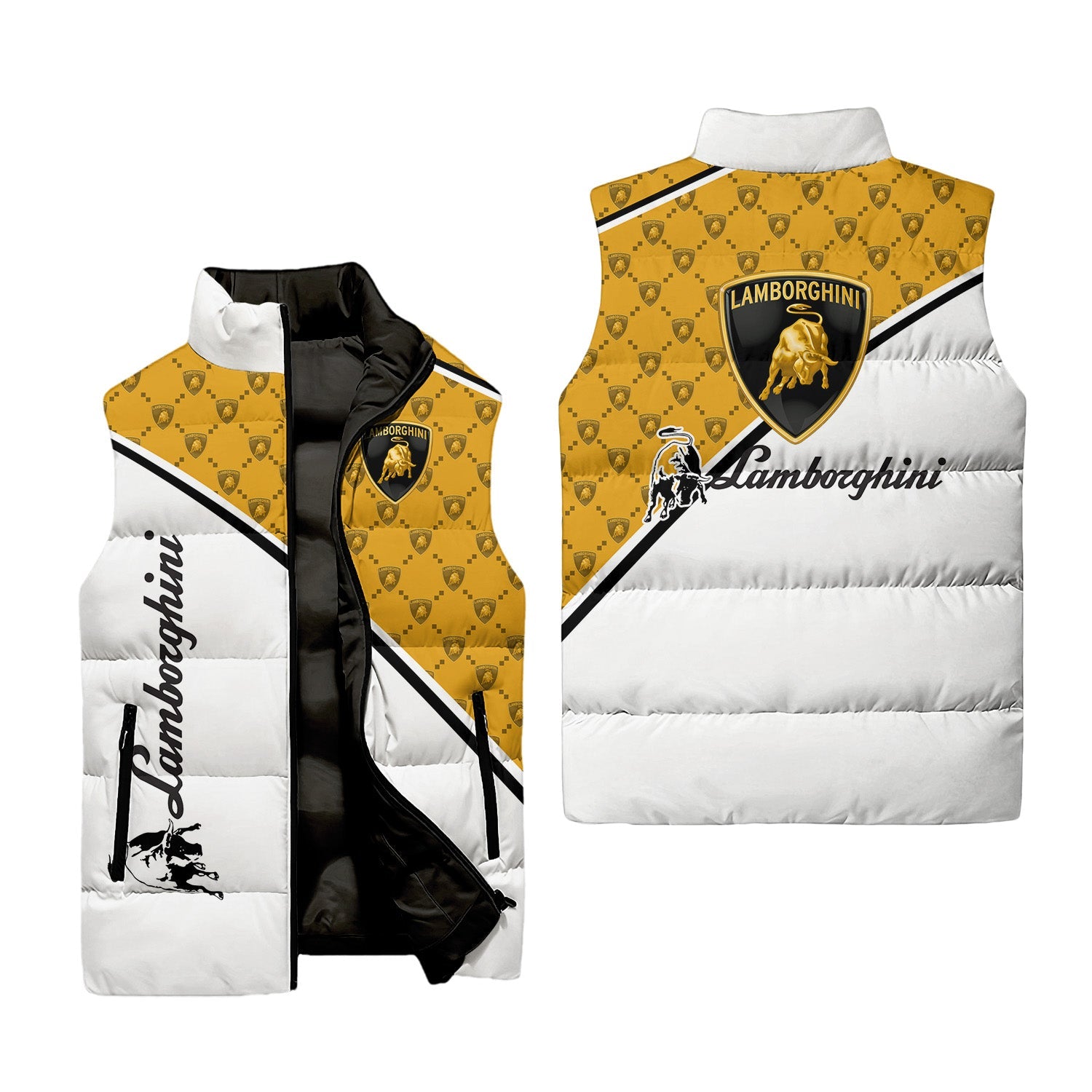Lamborghini Sleeveless Puffer Jacket USPL703