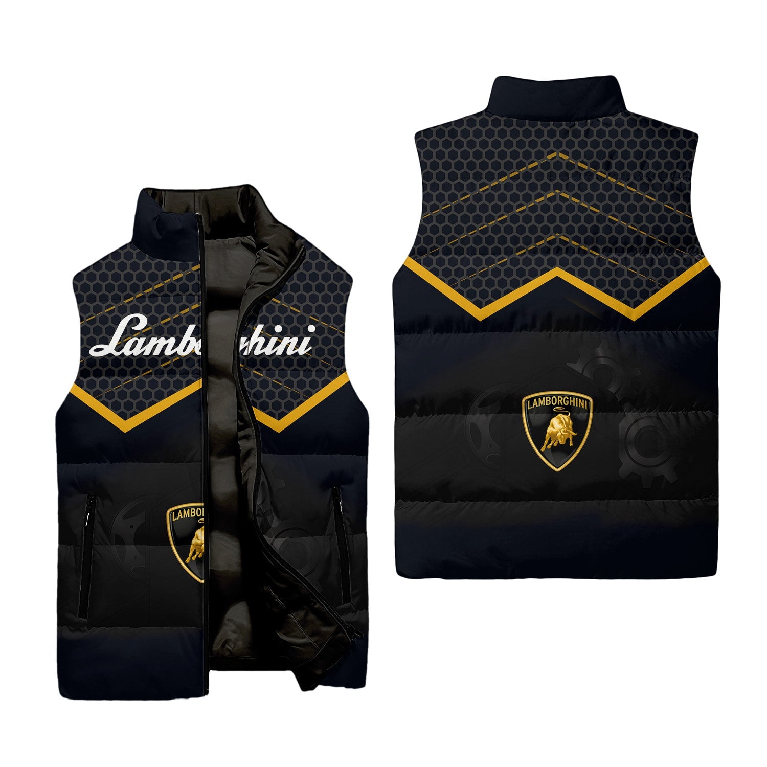 Lamborghini Sleeveless Puffer Jacket USPL681