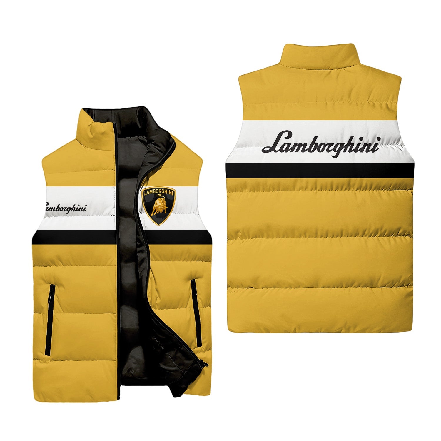Lamborghini Sleeveless Puffer Jacket USPL722