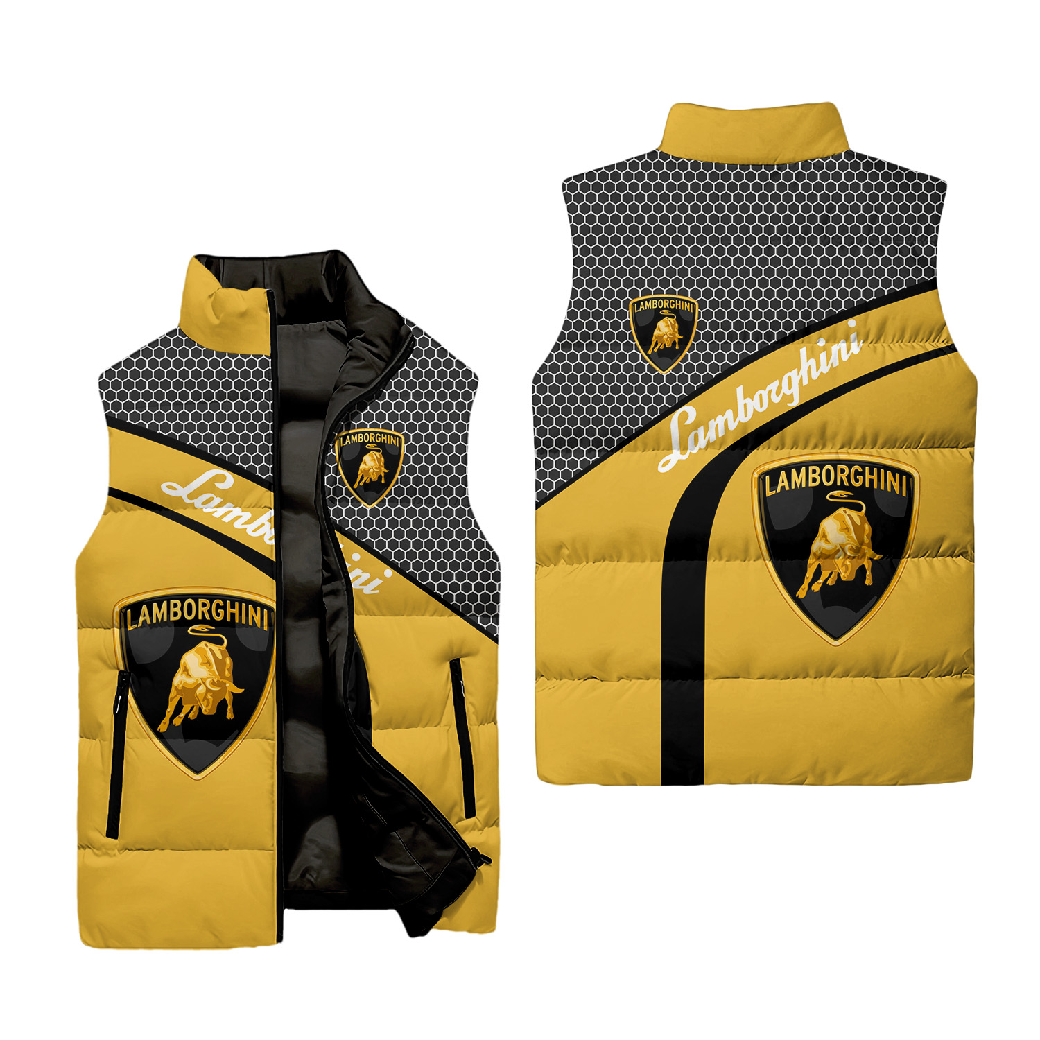 Lamborghini Sleeveless Puffer Jacket USPL676