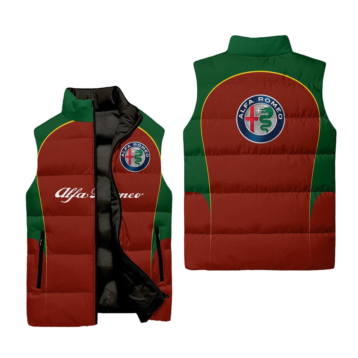Alfa Romeo Sleeveless Puffer Jacket USPL631