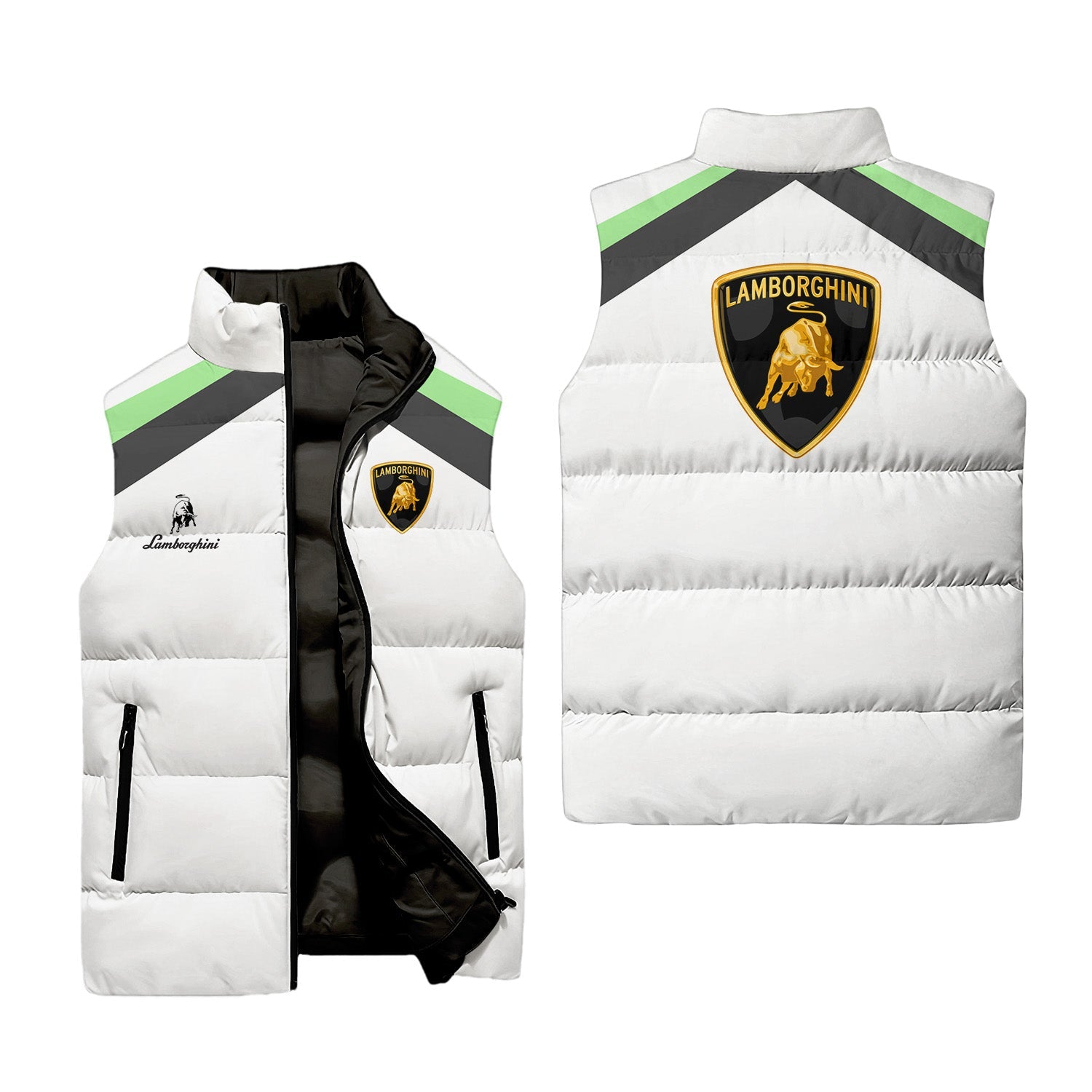 Lamborghini Sleeveless Puffer Jacket USPL670