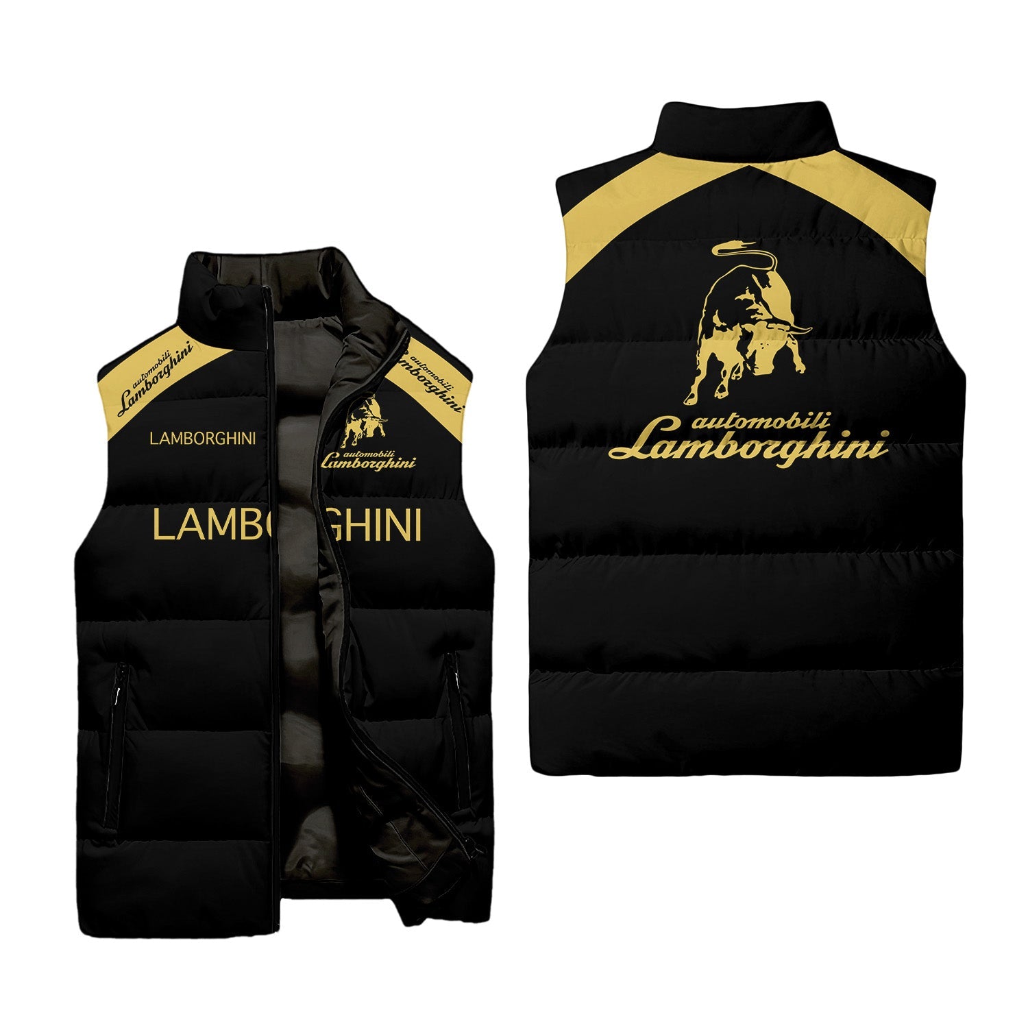 Lamborghini Sleeveless Puffer Jacket USPL674