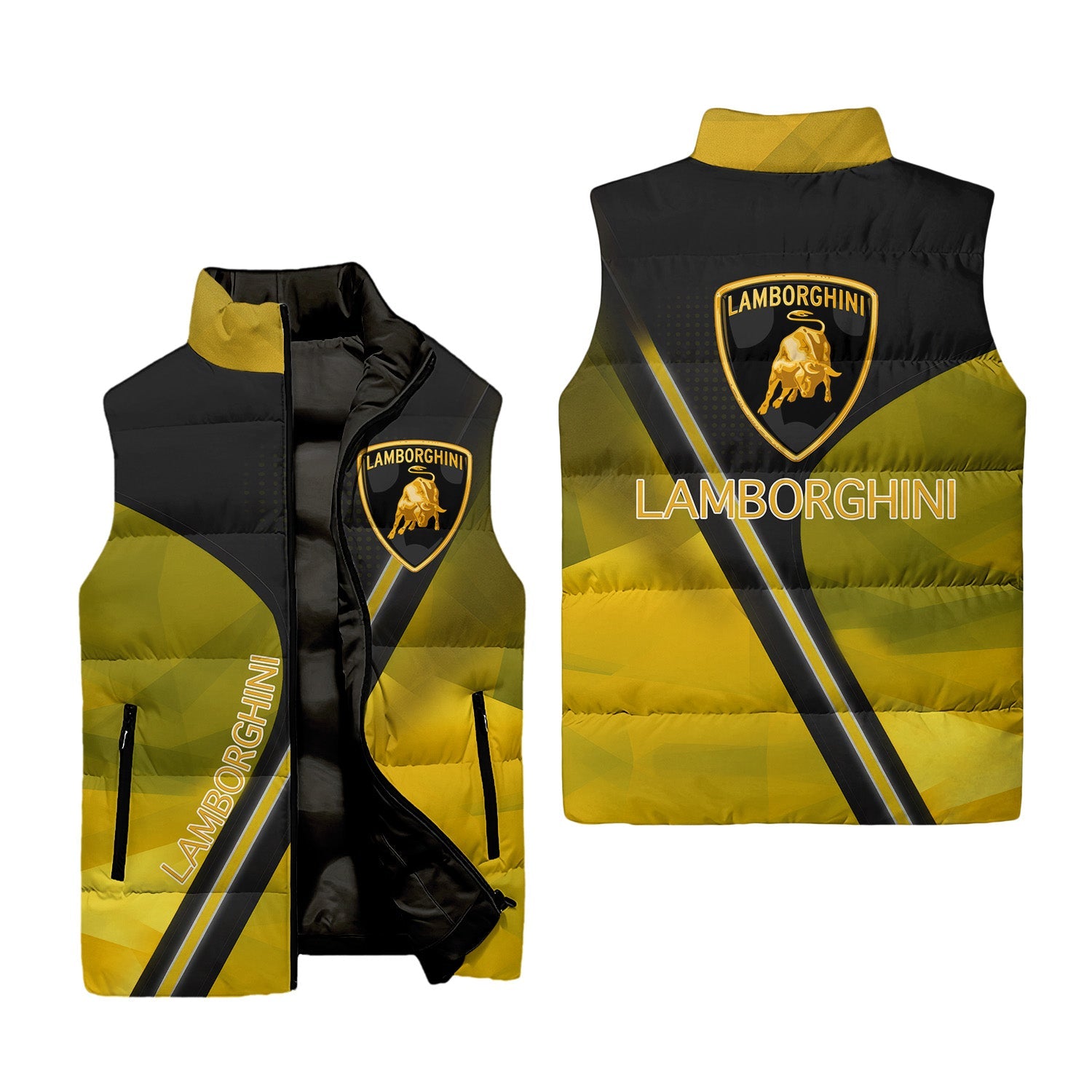 Lamborghini Sleeveless Puffer Jacket USPL686