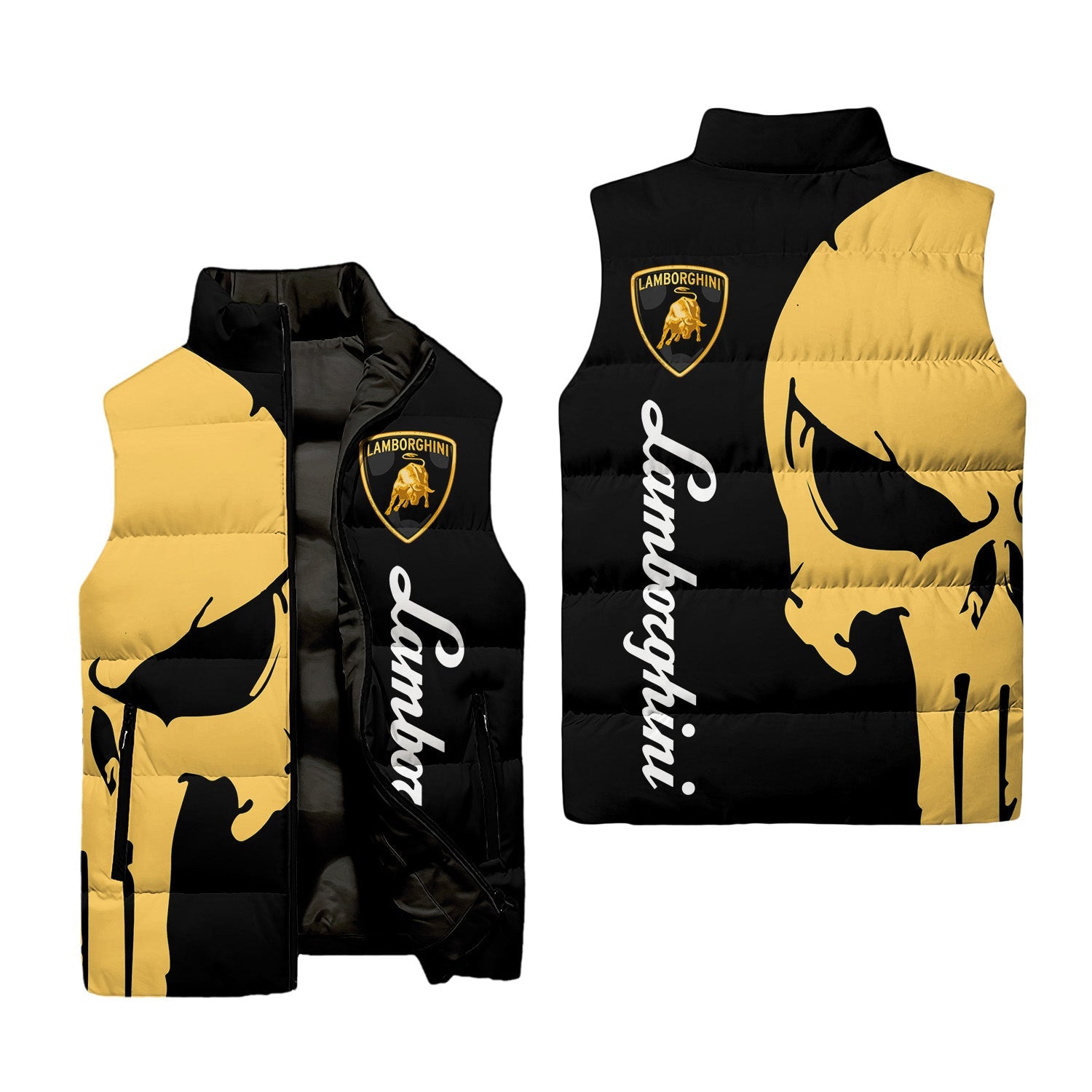 Lamborghini Sleeveless Puffer Jacket USPL682