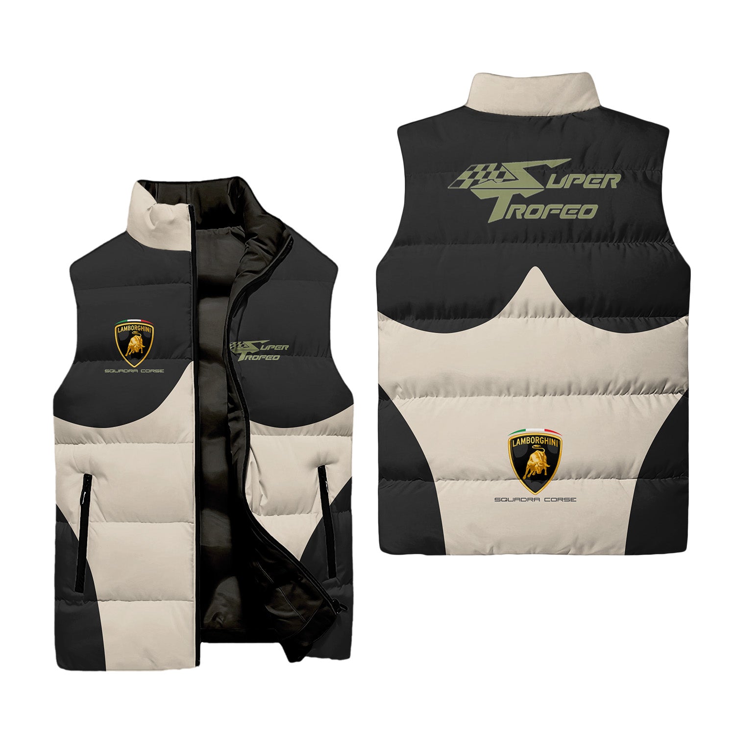Lamborghini Sleeveless Puffer Jacket USPL672