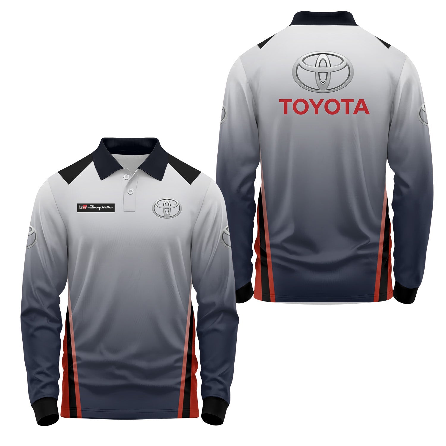Toyota Long Sleeve Polo USPL810