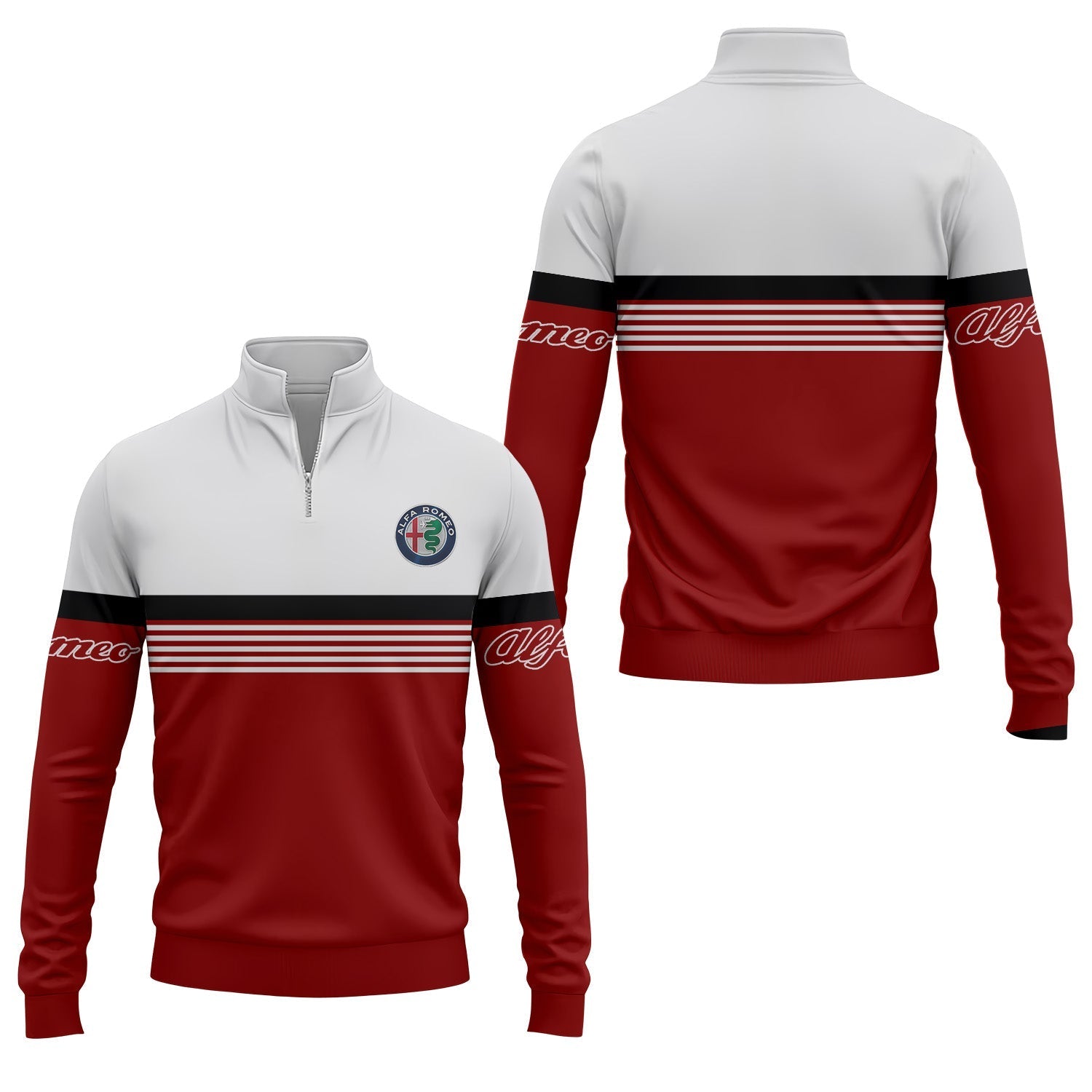 Alfa Romeo Quarter-zip Pullover USPL605