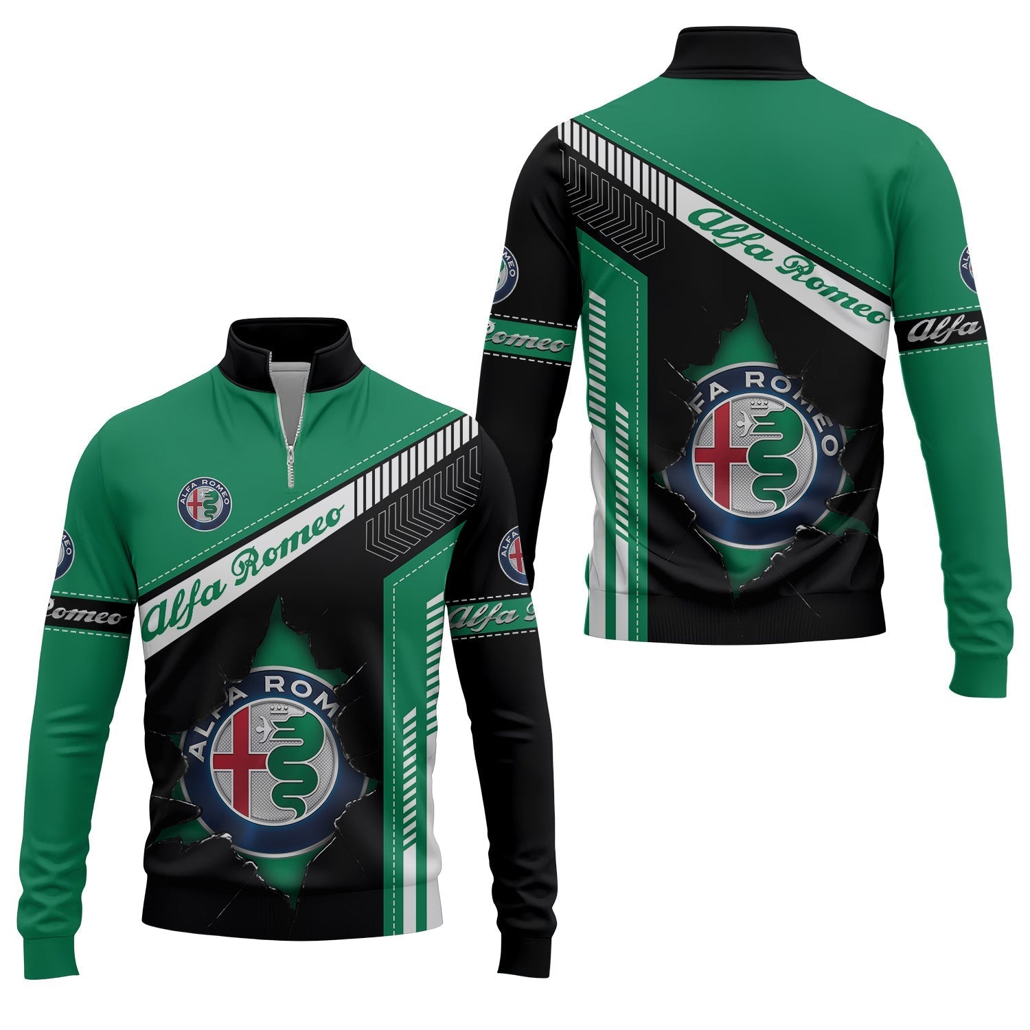 Alfa Romeo Quarter-zip Pullover USPL626