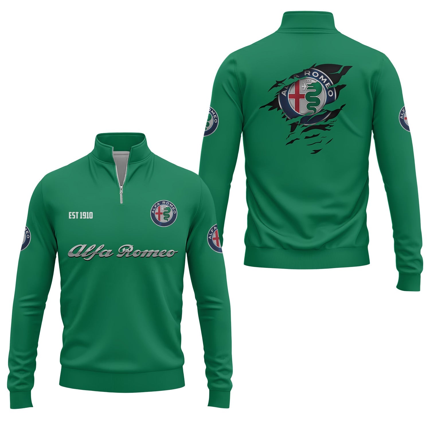 Alfa Romeo Quarter-zip Pullover USPL625