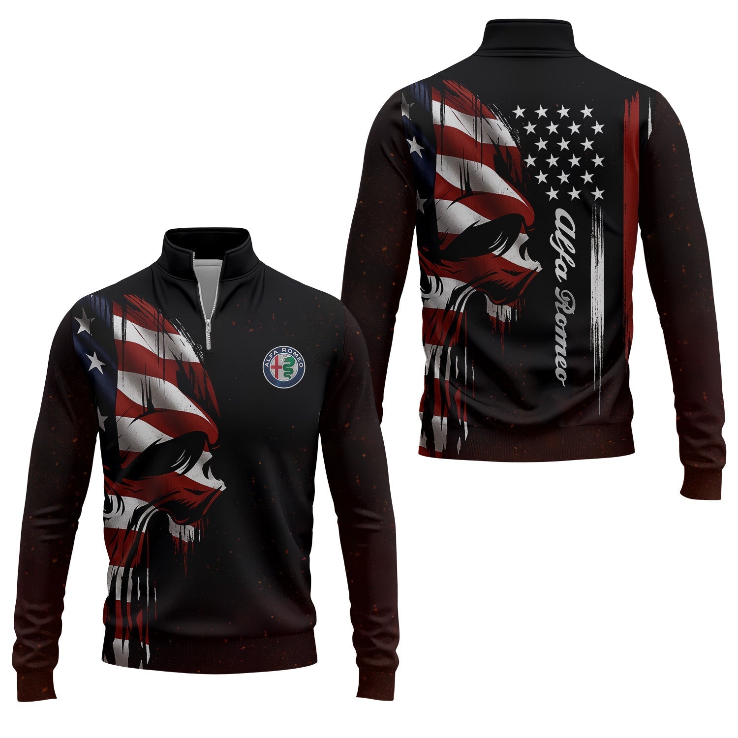 Alfa Romeo Quarter-zip Pullover USPL615