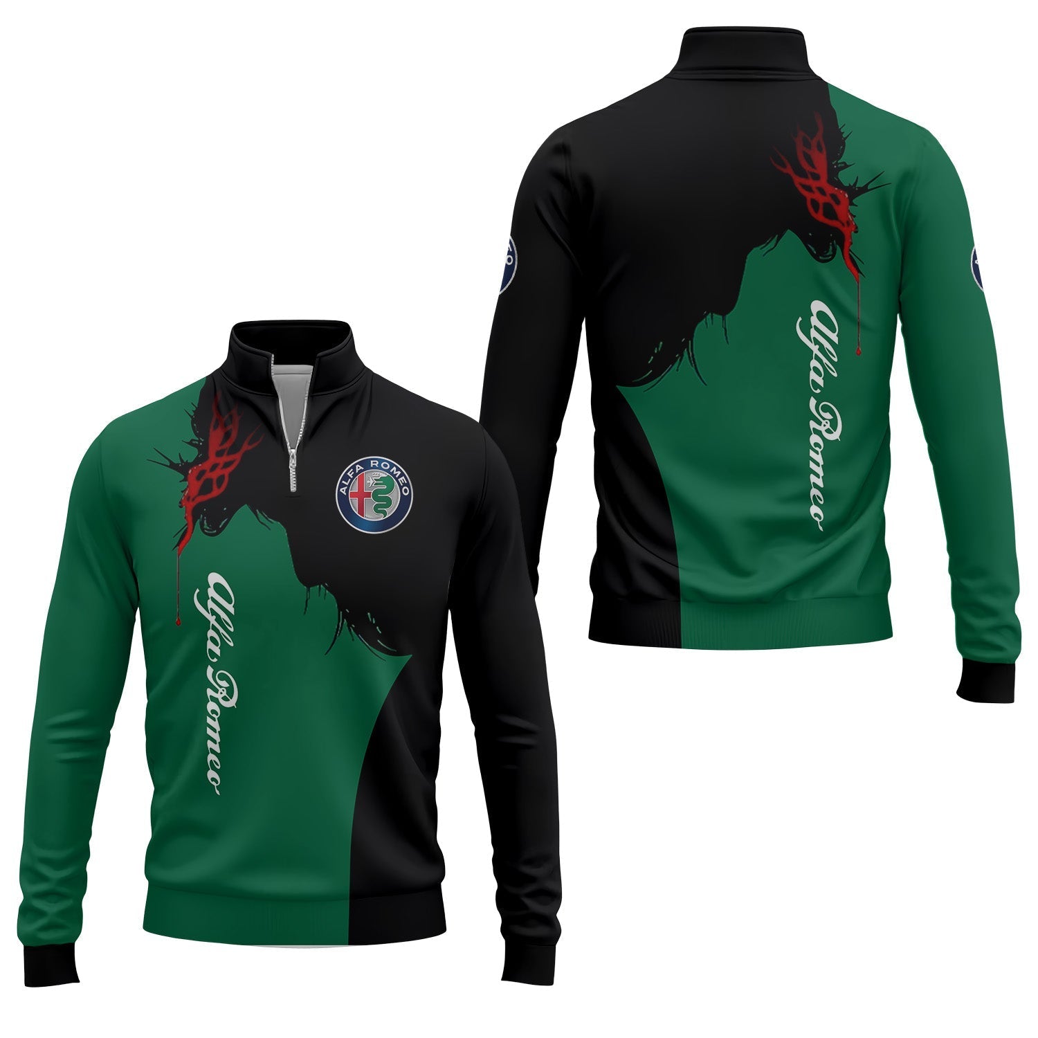 Alfa Romeo Quarter-zip Pullover USPL606